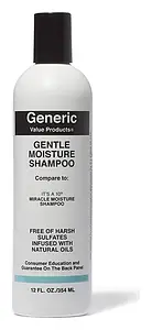 Generic Value Products Gentle Moisture Shampoo Compare to It's a 10 Miracle Moisture Shampoo