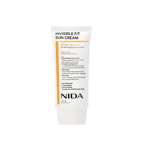 Nida Invisible Fit Sunscreen SPF 50