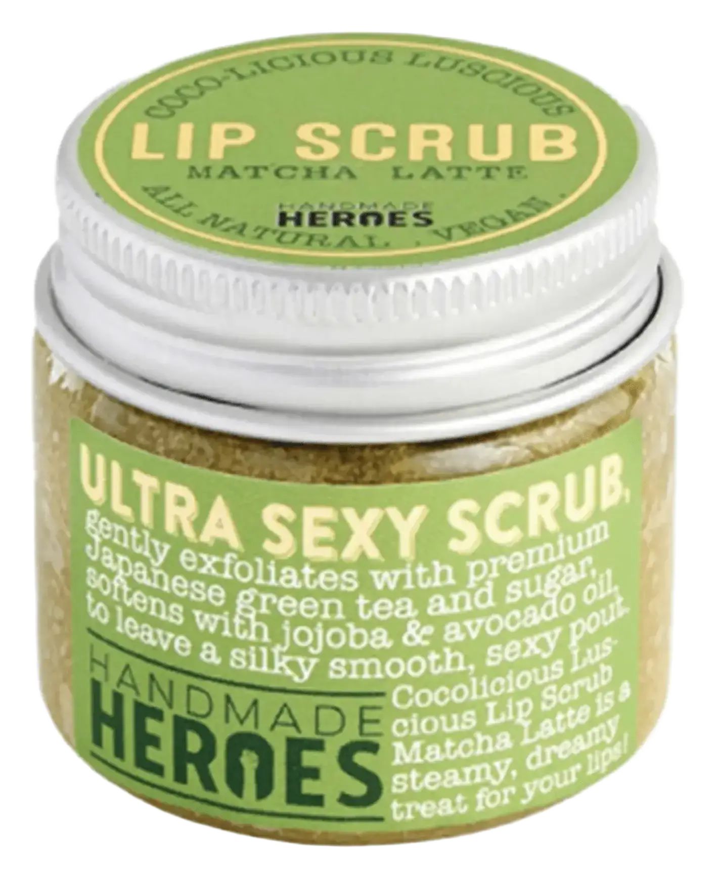 Handmade Heroes Cocolicious Luscious Lip Scrub Matcha Latte