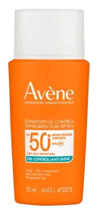 Avène Sunsitive Oil Control Sunscreen Fluid SPF 50+