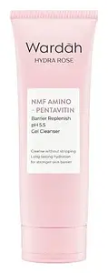 Wardah Hydra Rose NMF Amino + Pentavitin Barrier Replenish Gel Cleanser