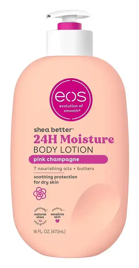 EOS Shea Better Moisture Body Lotion Pink Champagne