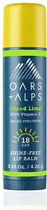 Oars + Alps SPF 18 Shine-Free Lip Balm Island Lime