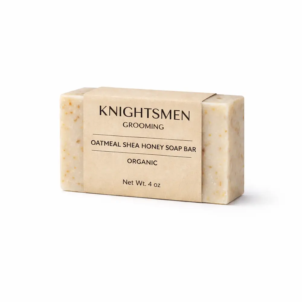 Knightsmen Grooming Oatmeal Shea Honey Soap Bar