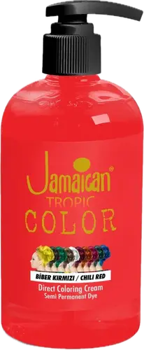 Jamaican Jean's Tropic Color Direct Coloring Cream Semi Permanent Dye 521 Biber Kırmızı / Chili Red