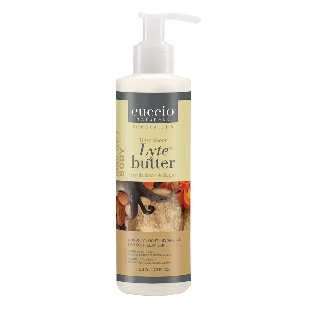 Cuccio Lyte Ultra Sheer Body Butter Vanilla Bean & Sugar
