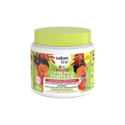 Salon Line Creme Para Pentear Kids Cachinhos Definidos Melancia