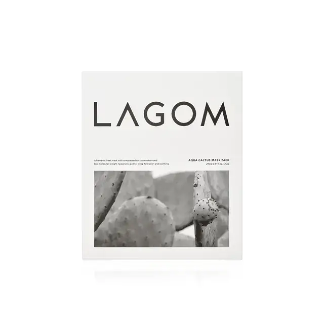Lagom Aqua Cactus Mask Pack