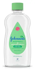 Johnson's Baby Oil, Aloe Vera & Vitamin E