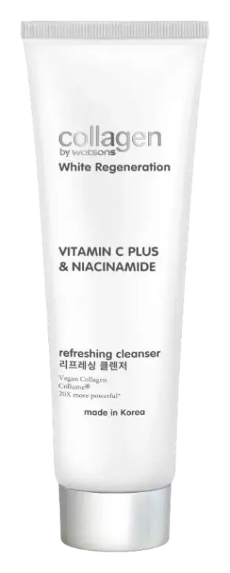 Collagen By Watsons White Regeneration Vitamin C Plus & Niacinamide Refreshing Cleanser