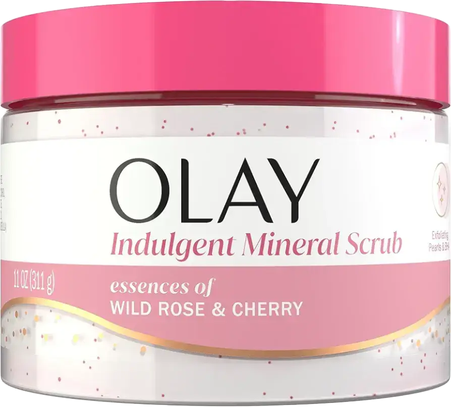 Olay Indulgent Mineral Scrub Wild Rose & Cherry