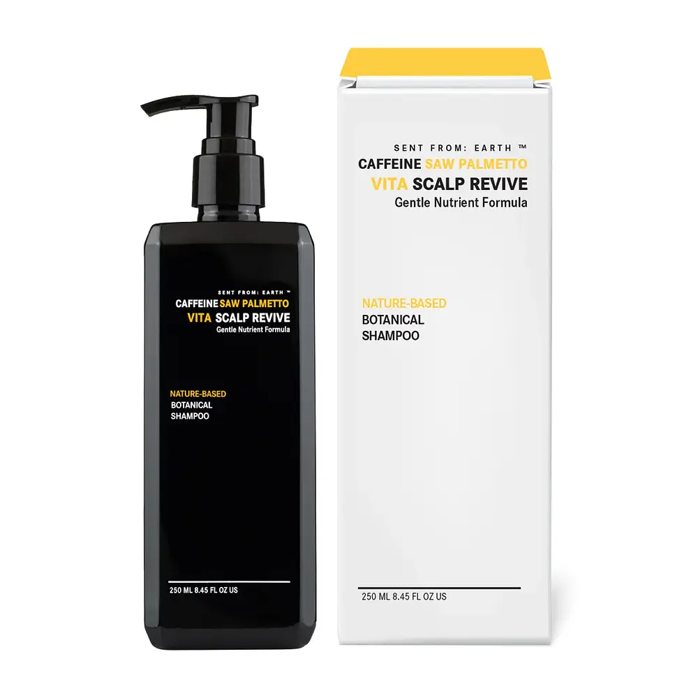 Sent From Earth Caffeine Saw Palmetto Vita Scalp Revive Botanical Shampoo