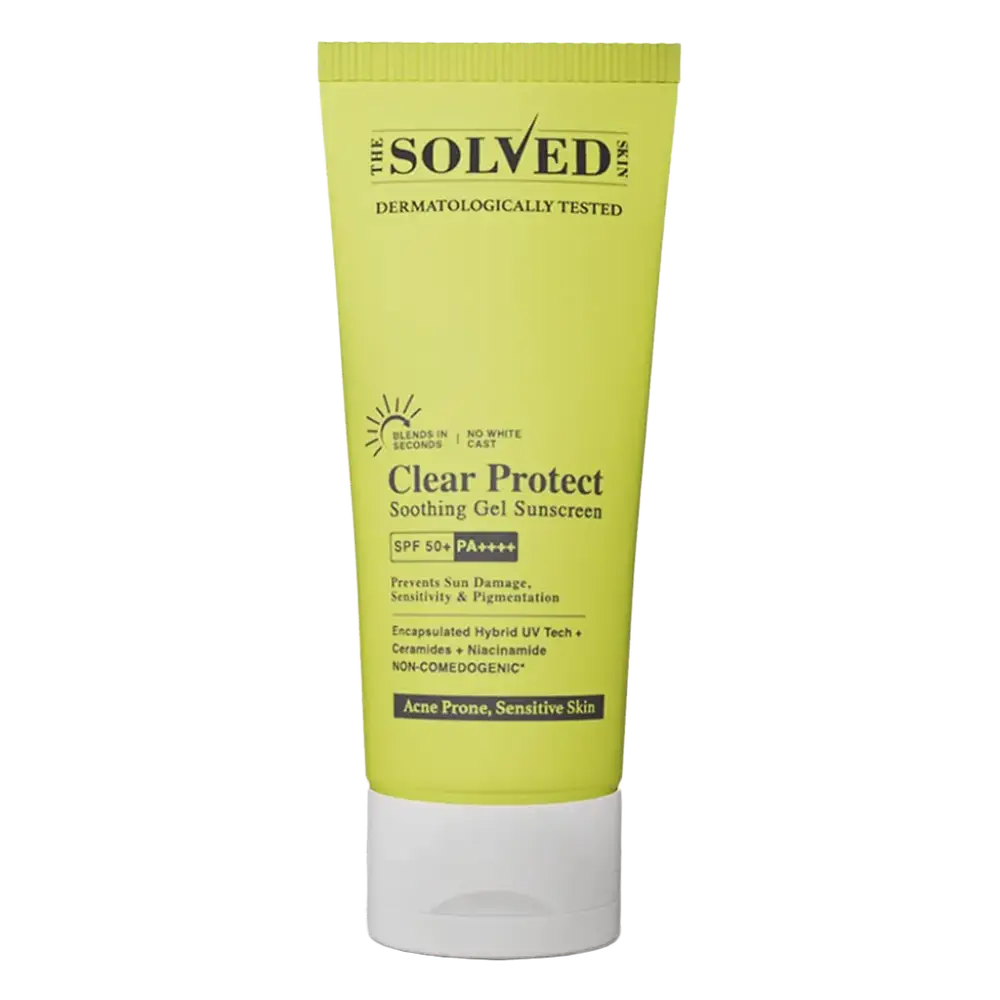 The Solved Skin Clear Protect Soothing Gel Sunscreen