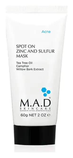 M.A.D Skincare Spot On Zinc and Sulfur Mask