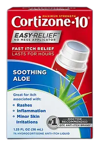 Cortizone-10 Maximum Strength 1% Hydrocortisone Itch Relief With Easy Relief Applicator