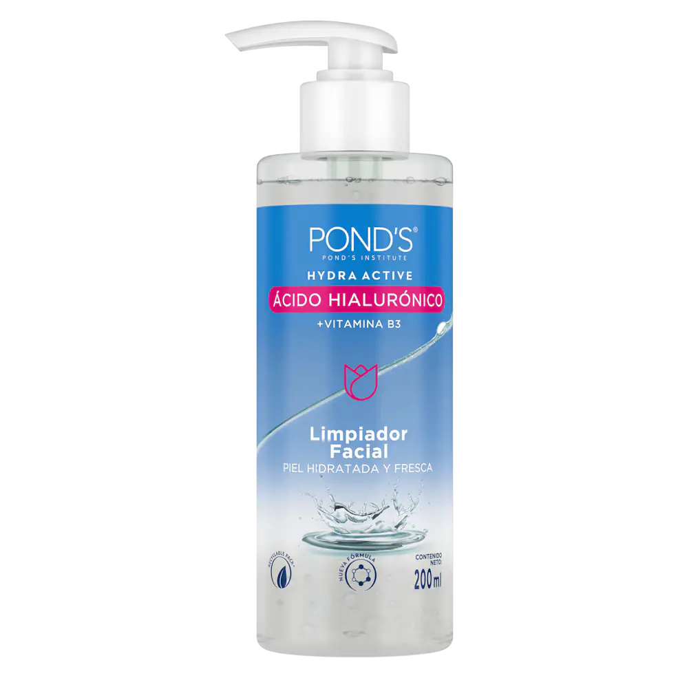 Pond's Hydra Active Ácido Hialurónico Limpiador Facial Mexico