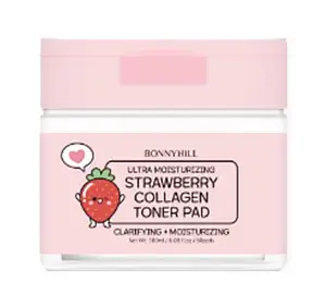 Bonnyhill Strawberry Collagen Toner Pad