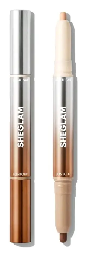 SHEGLAM Fine Line 2-In-1 Nose Contour & Highlight Pen Chestnut
