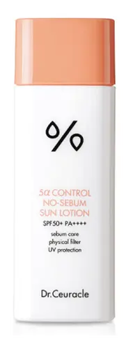 Dr.Ceuracle 5α Control No-Sebum Sun Lotion SPF50+ PA++++