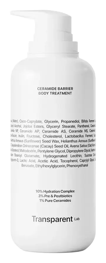 Transparent Lab Ceramide Barrier Body Treatment