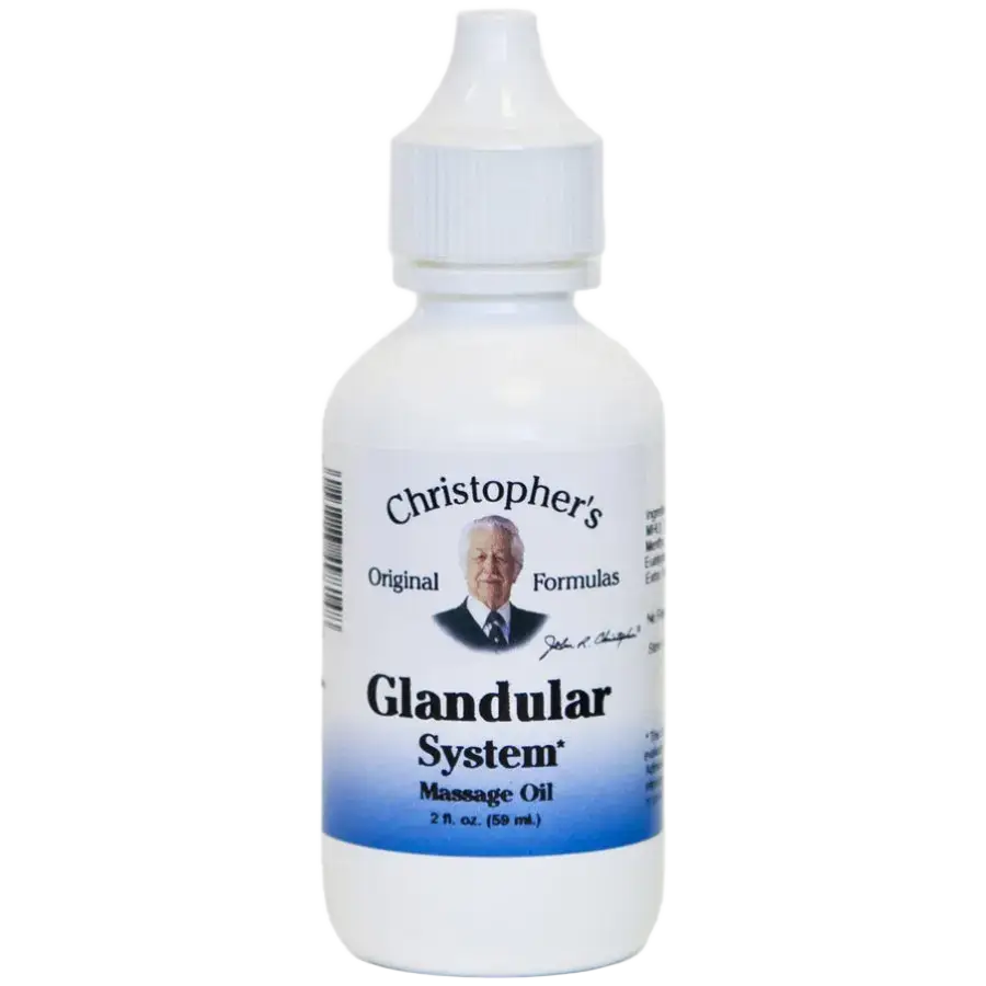 Christopher's Original Formulas Massage Oil Glandular System