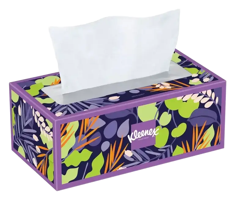 Kleenex 3-Ply Rectangle Facial Tissue Ultra Soft