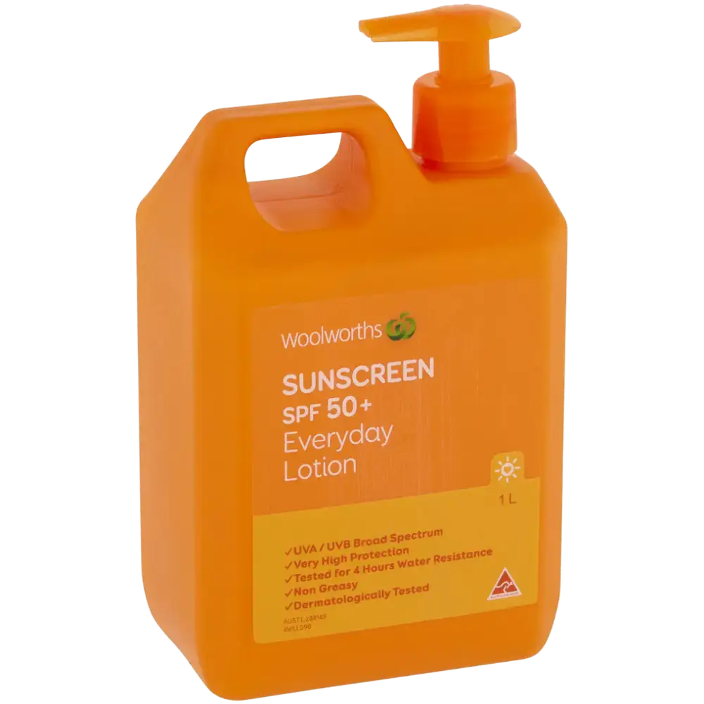 Woolworths Sunscreen Everyday Lotion SPF 50+