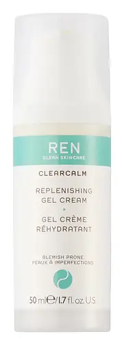 REN Clean Skincare ClearCalm 3 Replenishing Gel Cream For Blemish Prone Skin