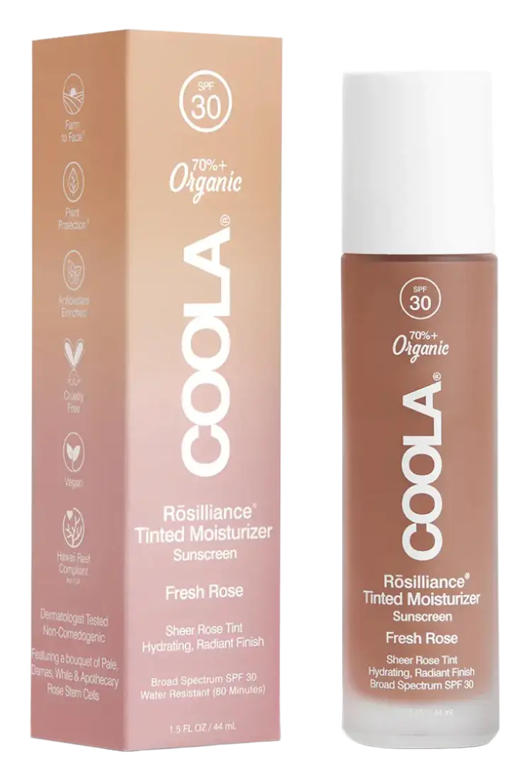 COOLA Rosilliance Tinted Moisturizer SPF 30 Fresh Rose