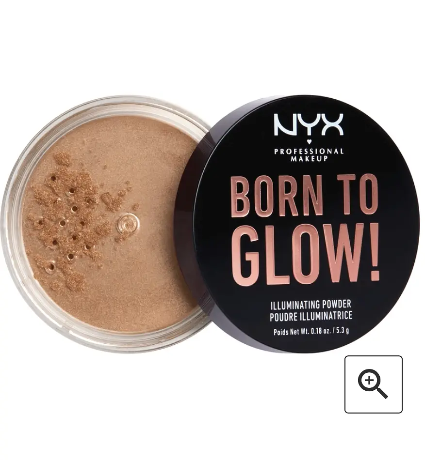 NYX Cosmetics Born To Glow Illuminating Powder Warm Strobe