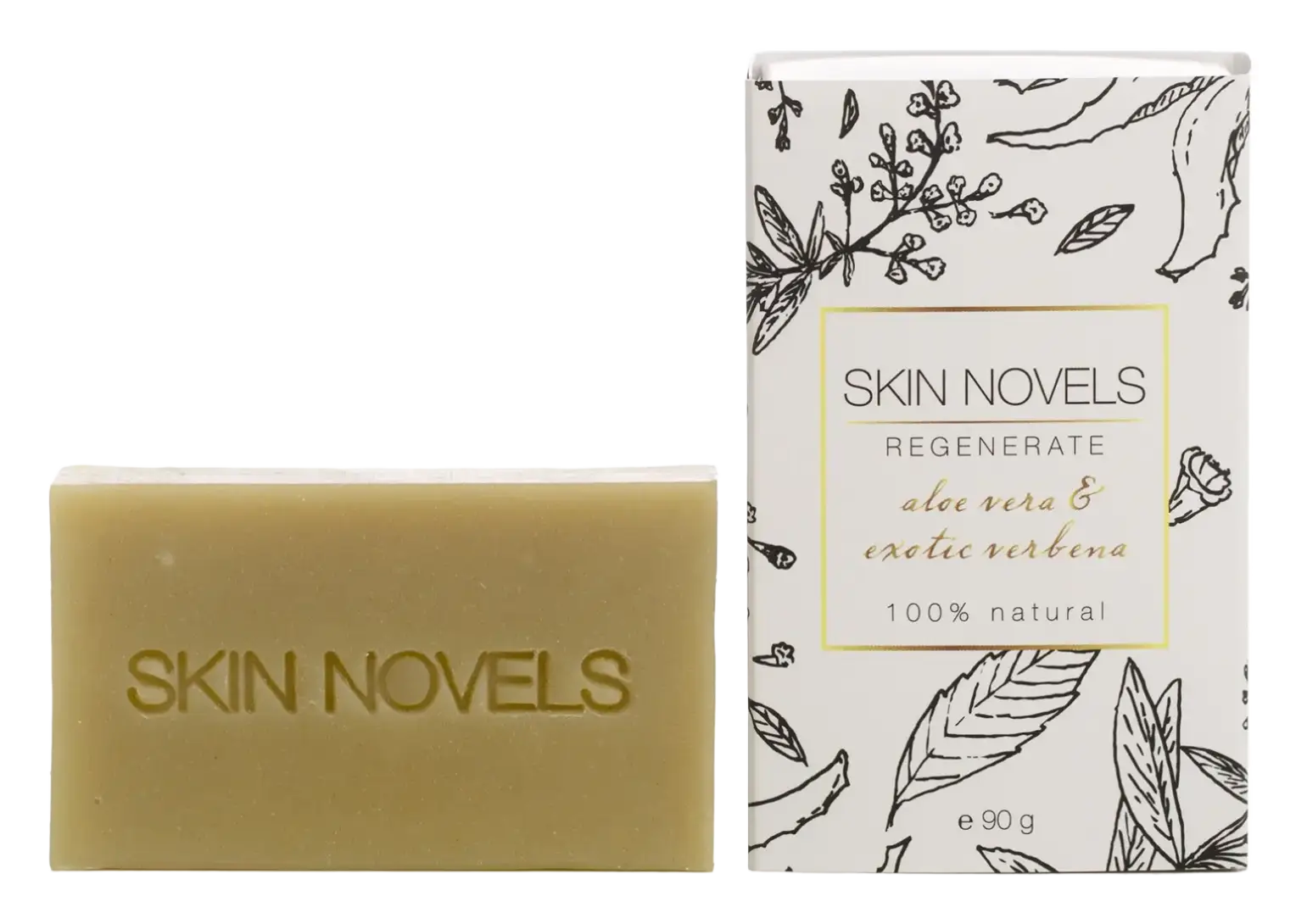 Skin Novels Regenerate Aloe Vera & Exotic Verbena Natural Soap