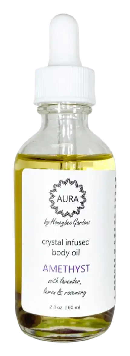 Honeybee Gardens Crystal Infused Body Oil Amethyst