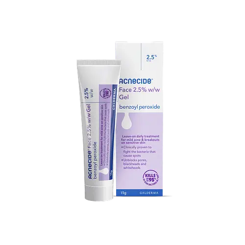 Acnecide Face Gel Spot Treatment With 2.5% Benzoyl Peroxide