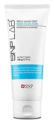 SNP Triple Water Deep Clean Facial Foam