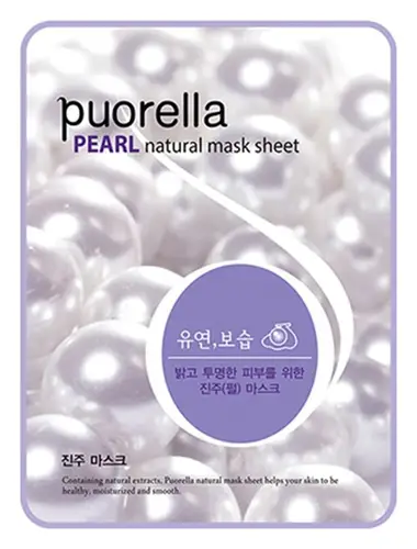 Puorella Natural Mask Sheet Pearl