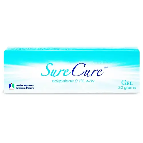 Jamjoom Pharma Sure Cure 0.1% Adapalene Gel