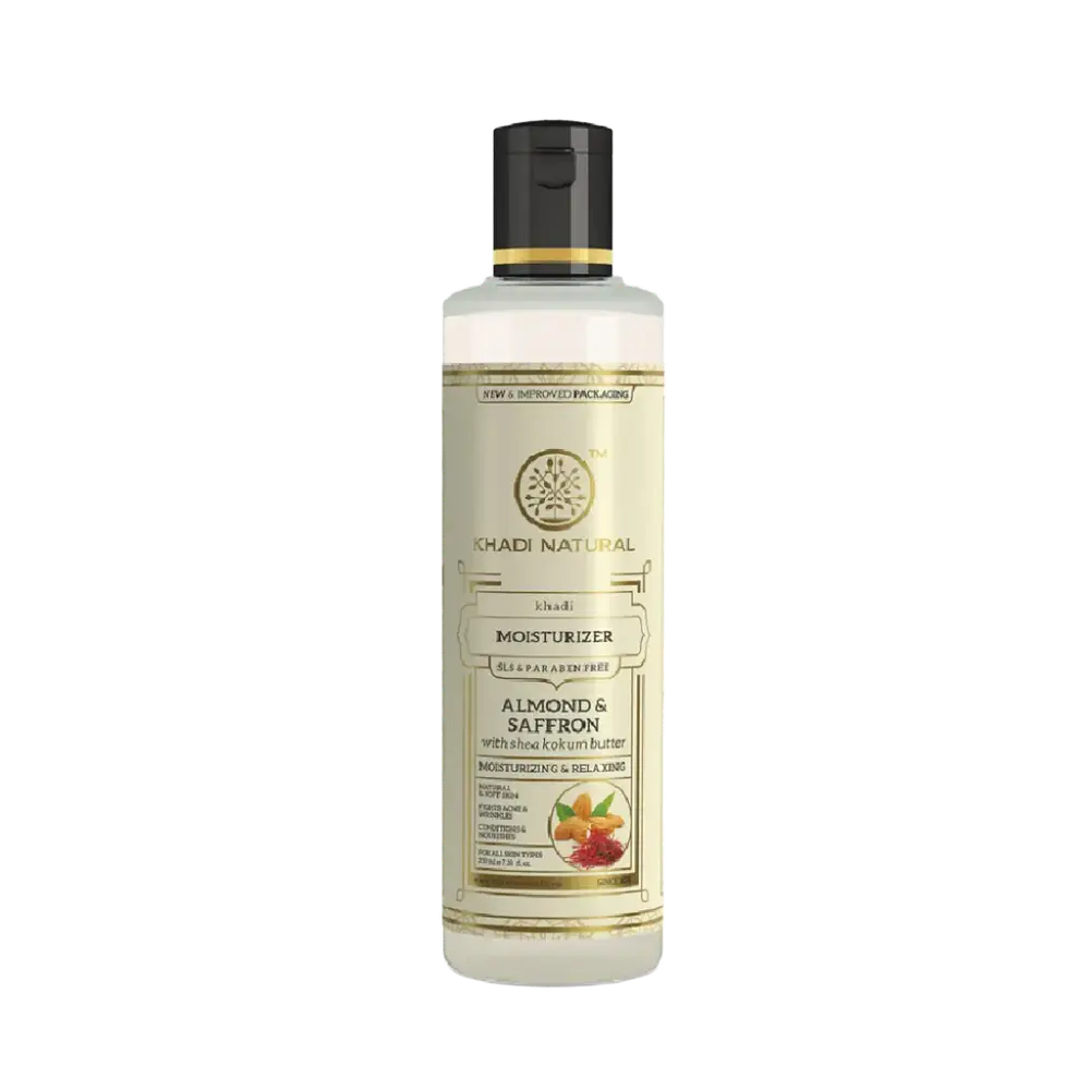 Khadi Natural Almond & Saffron Moisturizer