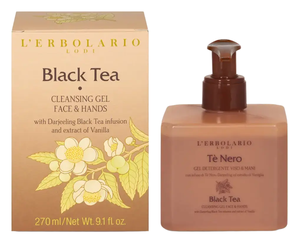 L'Erbolario Black Tea Cleansing Gel Face & Hand