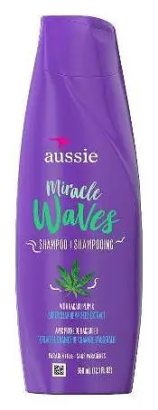 Aussie Miracle Waves Anti-Frizz Hemp Shampoo