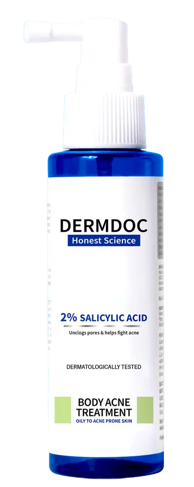 Dermdoc 2% Salicylic Acid Body Acne Treatment