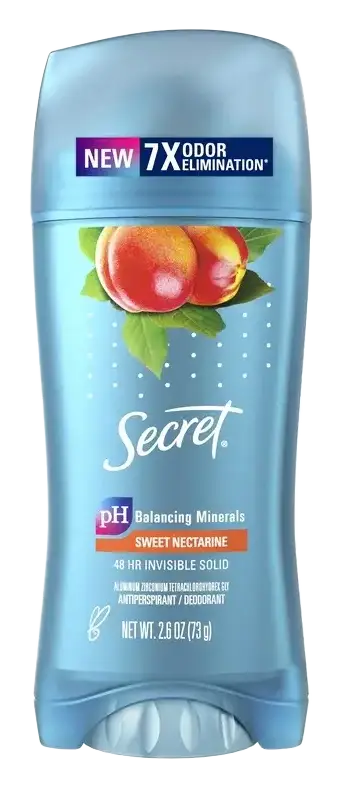 Secret Invisible Solid Antiperspirant Deodorant Sweet Nectarine
