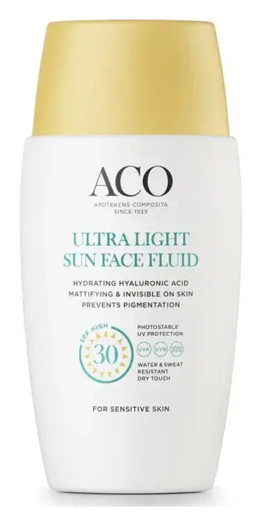 ACO Ultra Light Sun Face Fluid SPF 30