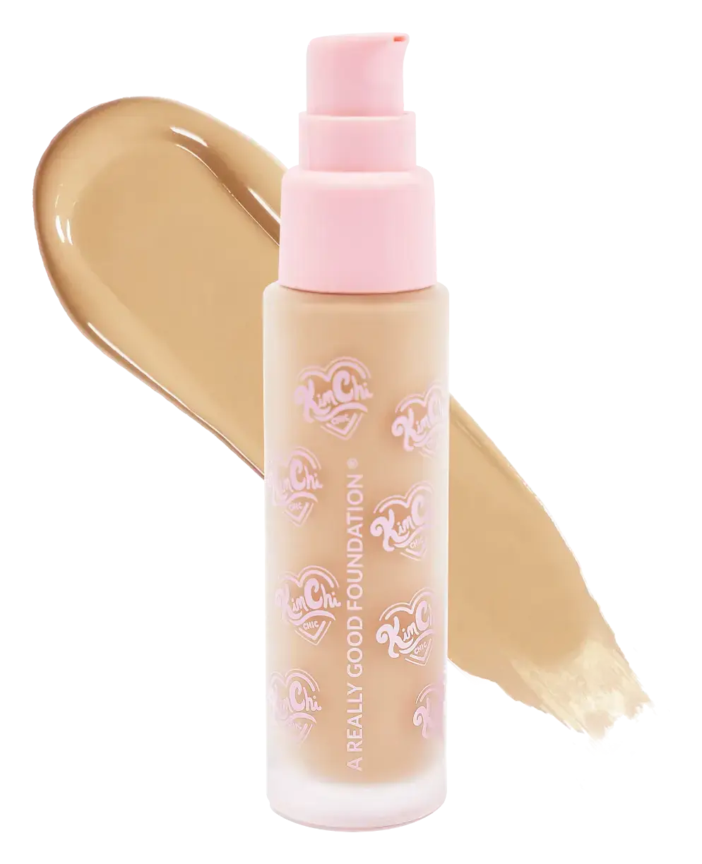 KimChi Chic Beauty A Really Good Foundation 104L Fair + Warm Olive Undertones