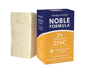 Noble Formula Mango & Cocoa Butter 2% Pyrithione Zinc (ZnP) Bar Soap
