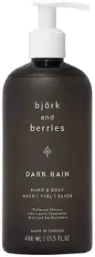 Björk & Berries Hand & Body Wash Dark Rain
