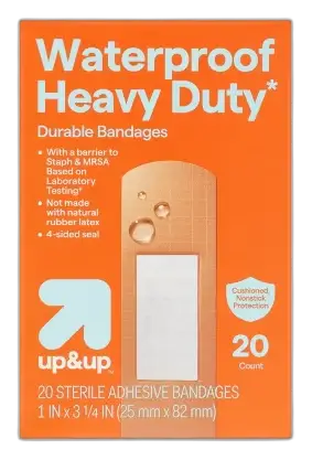 up&up Flexible Fabric Bandages Waterproof Heavy Duty