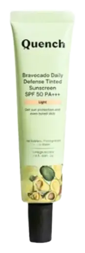 Quench Botanics Daily Defense Tinted Sunscreen SPF 50 PA+++ Light