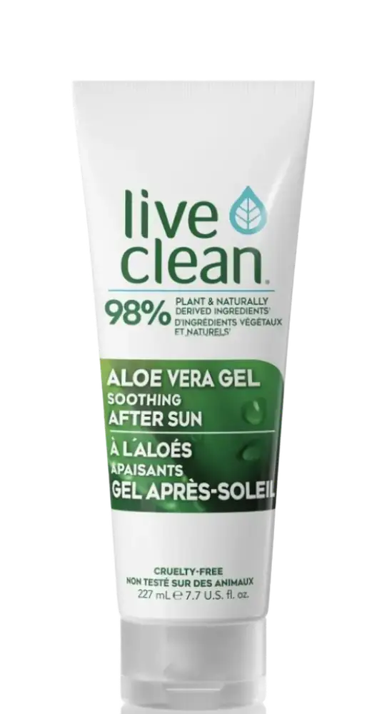 Live Clean Aloe Vera Gel Soothing After Sun Gel
