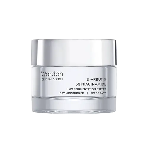 Wardah Crystal Secret Alpha Arbutin + 5% Niacinamide Hyperpigmentation Expert Day Moisturizer SPF 35 PA+++