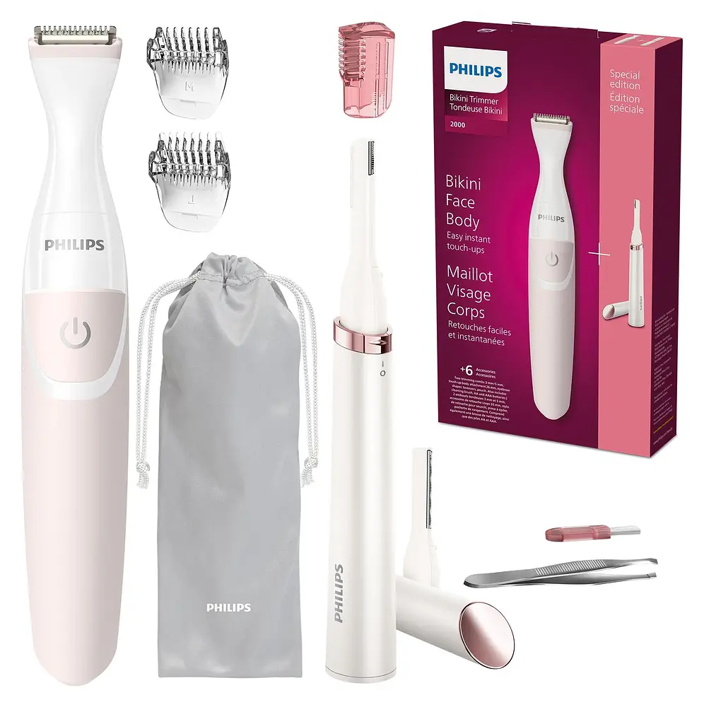Philips Bikini Trimmer Pink and White